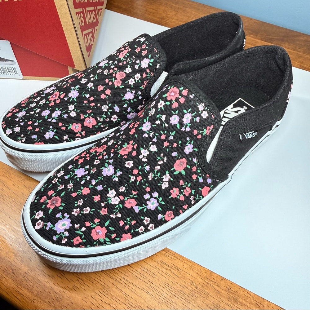 Vans Asher W Ditsy Floral Canvas Sneakers slip-on
